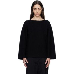 by Malene Birger Wiven Sweater Size XS Black Wool $360